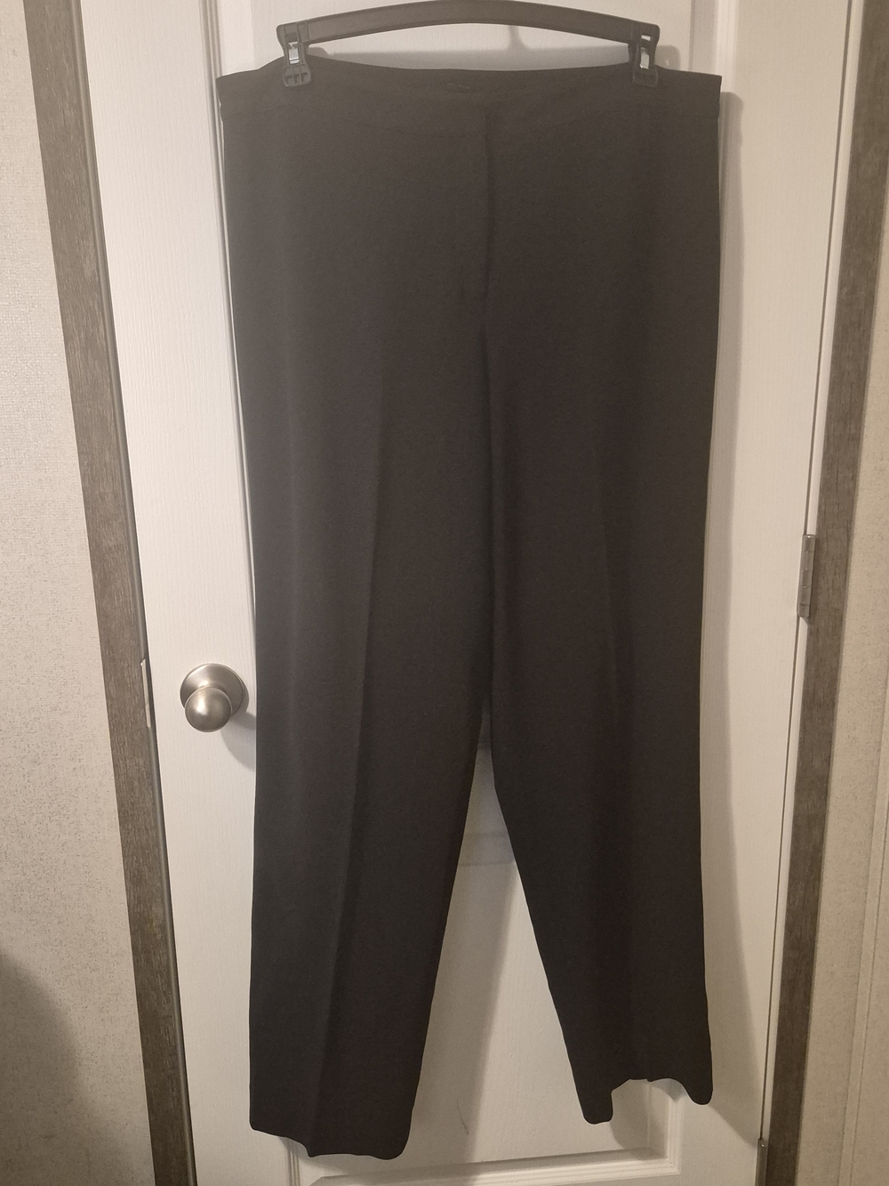 St John Caviar Straight Leg Dress Pants Women 14 Made In USA Professional Office